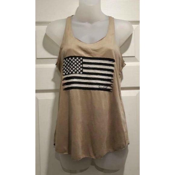 Brandy Melville Tops - Brandy Melville John Galt American Flag Tank Top